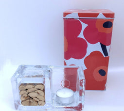 Marimekko Unikko Blikkendoos Rood Roze