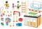 PLAYMOBIL 71328 - City Life Uitbreiding Sportschool - Gymzaal met Basketbalring en Accessoires