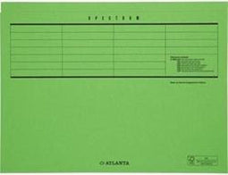 Dossiermap Secolor Groen Papier Ongelijkzijdig