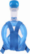 X10 Snorkelmasker - Full Face Masker - Panoramisch zicht - Blauw - L/XL