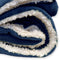 D- Unique Living | Lars coral fleece/suede plaid 150x200cm dark blue