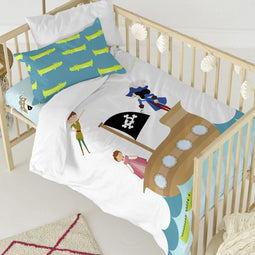 Happy Friday Duvet cover set 2 pieces Flying boy 115x145 cm (Cot bed) Multicolor
