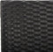 vidaXL - Tuinbank - met - kussens - 176 - cm - poly - rattan - zwart