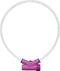 Dog collar Red Dingo Light indicator Purple Size S/L (15-80 cm)