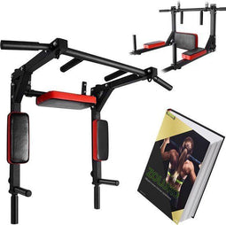 Zoluko Dip & Pull Up Bar - Professioneel Wandmodel - 200kg Draagkracht - 2-in-1 Dip Station