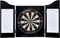 Longfield PRO 501 Houten Dartkabinet met Dartbord + 6 Pijlen Zwart