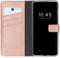 Selencia iPhone 13 Pro - Echt Lederen Bookcase - 3 Pashouders - Roze