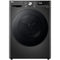 LG RH90V9ZVEN - Warmtepompdroger - 9 kg - 62 dBA - Auto cleaning condensor - Glazen deur met zwarte inleg
