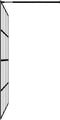 vidaXL - Inloopdouchewand - 80x195 - cm - transparant - gehard - glas