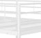 vidaXL - Stapelbed - zonder - matras - 80x200 - cm - staal - wit