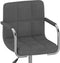 vidaXL - Eetkamerstoelen - draaibaar - 2 - st - fluweel - donkergrijs