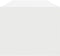 vidaXL - TV-Meubel - Wit - 100x31x25,5 - cm - Bewerkt - Hout