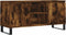 vidaXL - Tv-meubel - 104x35x50 - cm - bewerkt - hout - gerookt - eikenkleurig