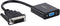 Startech DVI2VGAE - DVI-D naar VGA Adapter - 0,19 m - Zwart