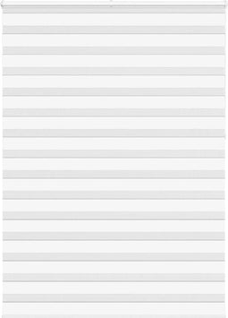 vidaXL - Zebra - rolgordijn - 165x230 - cm - stofbreedte - 160,9cm - polyester - wit