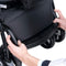 Deryan Elena - Luxe dubbele buggy - Compact lichtgewicht - Zwart