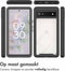 iMoshion Hoesje Geschikt voor Google Pixel 6a Hoesje - iMoshion 360° Full Protective Case - Zwart / Transparant