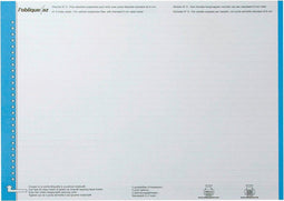 Elba etiketten voor hangmappen voor laden blauw