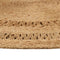 vidaXL - Tapijt - rond - 180 - cm - gevlochten - jute