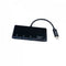 V7 V7UC3U-HUB-BLK-1E - USB-C naar 5-in-1 Hub - 3x USB 3.2 type-A - Zwart