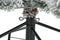 Kerstboom DKD Home Decor Wit Groen Polyethyleen Besneeuwd 140 x 140 x 210 cm
