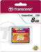 Transcend 133X - CompactFlash 8GB - Ultra-snel 45MB/s - RoHS compliant