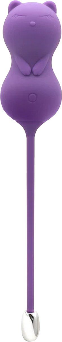 Emojibator Kitty Cat Kegel Vibrator – Sex Toys en Vibrators voor Vrouwen - Clitoris Stimulator - 30 Vibratiemodi - Waterdicht en op Afstand Bestuurbaar - Medische Siliconen en USB-oplaadbaar