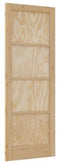 vidaXL - Interne - Deur - 'ORKDAL'78x211x4 - cm - Massief - Den - Hout