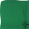 vidaXL - Palletkussen - 80x80x12 - cm - stof - groen
