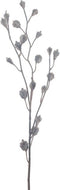 Kunsttak small eucalyptus bud brown, 65 cm