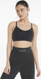 PUMA LOW IMPACT STUDIO FOUNDATION BRA Dames Sportbeha - Zwart - Maat S