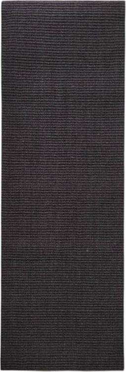vidaXL - Vloerkleed - 66x200 - cm - natuurlijk - sisal - zwart