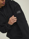 JACK&JONES JCOCLASSIC WAFFLE SWEAT HOOD - Heren Hoodie - Relaxed fit - Katoen/Polyester - Maat XL