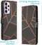 iMoshion Hoesje Geschikt voor Samsung Galaxy A33 Hoesje Met Pasjeshouder - iMoshion Design Softcase Bookcase - Zwart / Black Graphic