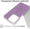 iMoshion Hoesje Geschikt voor iPhone 14 Pro Hoesje Siliconen - iMoshion Design hoesje - Paars / Floral Purple