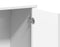 vidaXL - Dressoir - 60x31x70 - cm - bewerkt - hout - wit