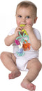 Playgro Twirly Whirly - Bijtspeeltje en Rammelaar - Diverse texturen en geluidjes - Multicolor