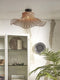 GOOD&MOJO Plafonniere Ibiza - Bamboe/Zwart - 65x65x20cm -