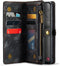 Caseme - Geschikt voor Samsung Galaxy S23 - Vintage 2 in 1 portemonnee hoes - Zwart