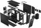 Fractal Design Meshify 2 - Tower PC Behuizing - ATX EATX micro ATX Mini-ITX - Zwart