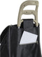 Metaltex - Boodschappentrolley - Boodschappenwagen - 45L Inhoud - Met Afneembare Waterbestendige Nylon Tas - Zwart