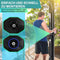 Merkloos Zonnedouche 35L - Solar Tuindouche met Voetdouche en Draaibare Regendouchekop - Warm Water tot 60°C - Zwart