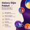 Partizzle Galaxy Slijm Pakket - 24x Universum Astronaut Uitdeelcadeautjes - Gekleurd