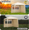 Angel Living Partytent Easy Up - 250 x 250 x 250 cm - Waterafstotend - Beige (2 zijwanden)