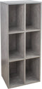 Lp platen opbergkast - opbergen lp vinyl platen - boekenkast - grijs beton look