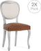 Stoelhoes Eysa BRONX Terra cotta 50 x 5 x 50 cm 2 Stuks