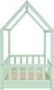 Juskys Marli - Kinderbed - 90 x 200 cm - Valbeveiliging - Mint