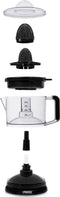 Princess 201004 - Citruspers - 1 liter opvangcontainer - Zwart