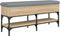 vidaXL - Schoenenbank - 102x32x45 - cm - bewerkt - hout - sonoma - eikenkleurig