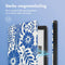imoshion E-reader Hoesje - Geschikt voor Kobo Clara HD - Design Sleepcover Bookcase - Flower Tile